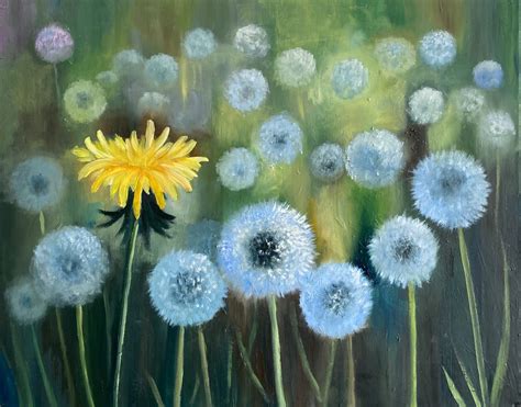 dandelion paintings art